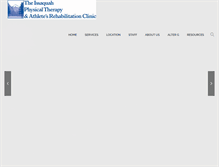 Tablet Screenshot of issaquahphysicaltherapy.com